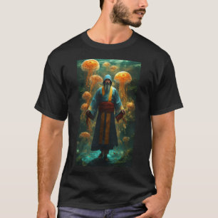 T-shirts de méduses avec élégance éthérée