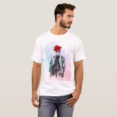 T-shirts de mode pour hommes - T-shirt T-Blend Col (Devant entier)