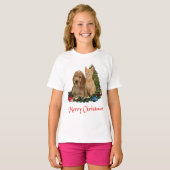 T-shirts de Noël pour animaux (Devant entier)