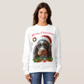 T-shirts de Noël pour chiens mignons (Devant entier)