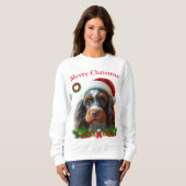 T-shirts de Noël pour chiens mignons (Devant entier)