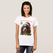 T-shirts de Noël pour chiens mignons (Devant entier)