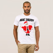 T-SHIRTS DE NOËL POUR HOMMES AMUSANTS, MAC DADDY (Devant entier)
