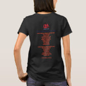 T-shirts de noir d'équipe rêveuse (Dos)
