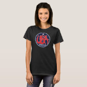 T-shirts de noir d'équipe rêveuse (Devant entier)