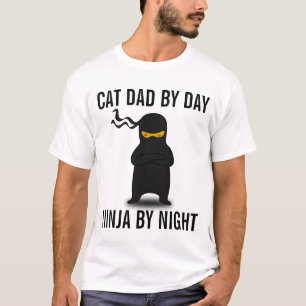 T-shirts de PAPA de CAT, "Ninja "