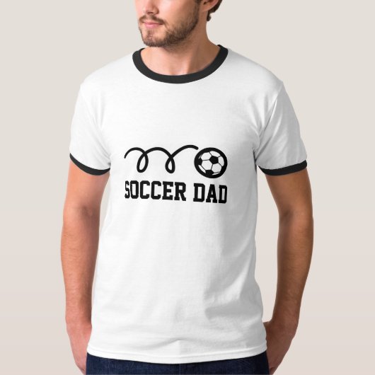 T-shirts de papa de football (Devant)
