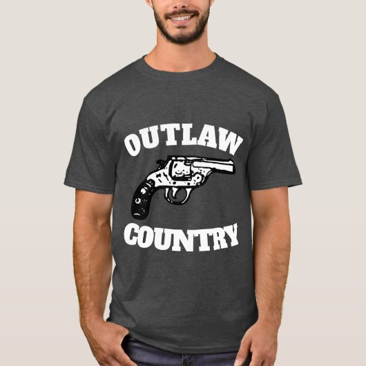 T-shirts DE PAYS OUTLAW (Devant)