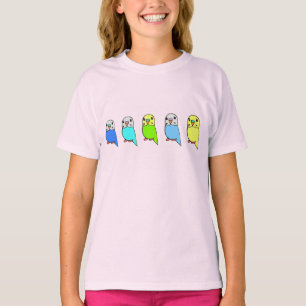 T-shirts de perruches mignonnes