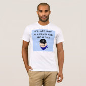 T-shirts de pirate pour le papa (Devant entier)