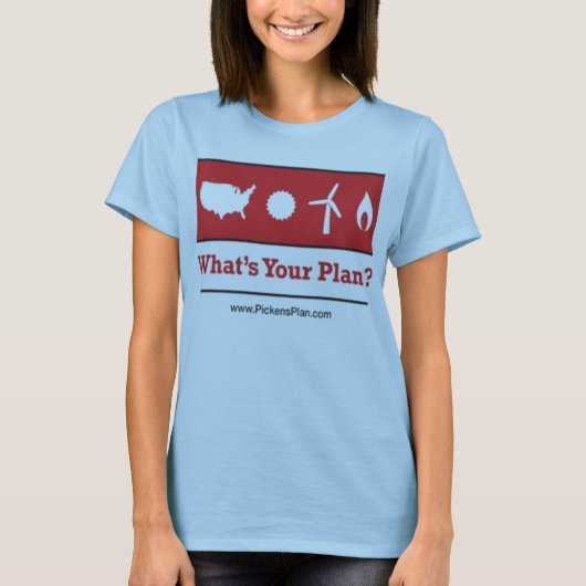 T-shirts de plan de Pickens (Devant)