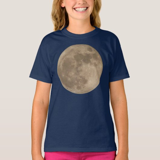 T-shirts de Pleine lune de chemise de la lune de (Devant)