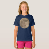 T-shirts de Pleine lune de chemise de la lune de (Devant entier)