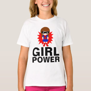T-SHIRTS DE POUVOIR DE FILLE
