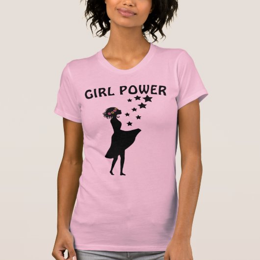 T-SHIRTS DE POUVOIR DE FILLE (Devant)
