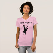 T-SHIRTS DE POUVOIR DE FILLE (Devant entier)