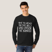 T-SHIRTS DE PREPPER BUNKER SURVIVALISTE (Devant entier)