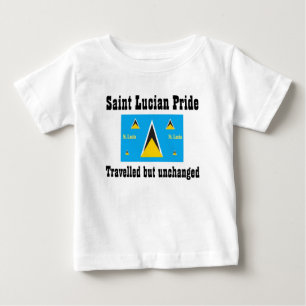 T-shirts de Sainte-Lucie voyagés mais changés