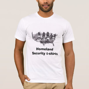 T-shirts de sécurité de patrie de Natif américa