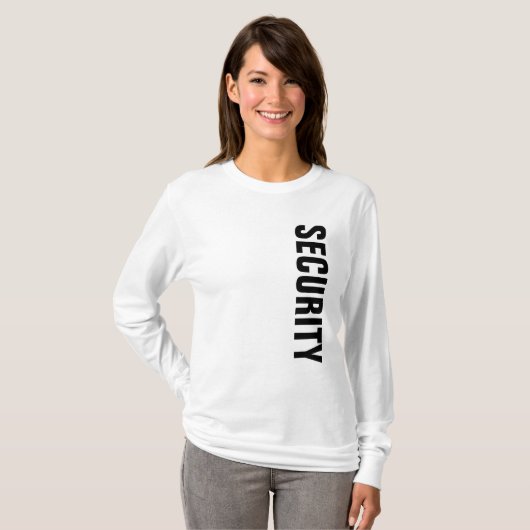 T-shirts de sécurité pour femmes double face impri (Devant entier)