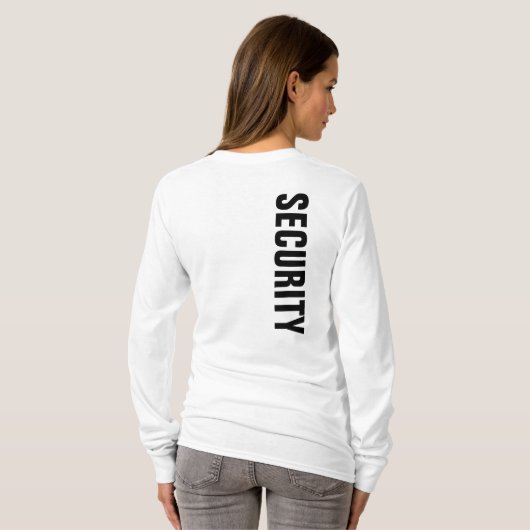 T-shirts de sécurité pour femmes double face impri (Dos entier)