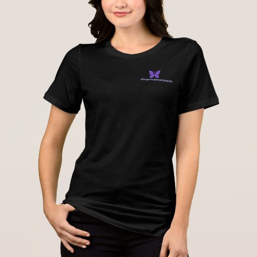 T-shirts de sensibilisation Lupus (Recto)