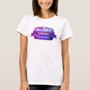 T-shirts de service de garde d'enfants