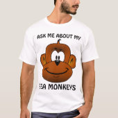 T-SHIRTS DE SINGES, AMUSANT (Devant)