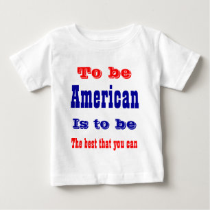 T-shirts de slogan américain