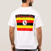 T-shirts de slogan ougandais (Dos)