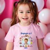 T-shirts de soeur Anniversaire de enfant Dinosaur 