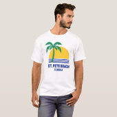 T-Shirts de St. Pete Beach Floride (Devant entier)