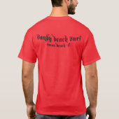 T-shirts de surf de corps d'esprit (Dos)