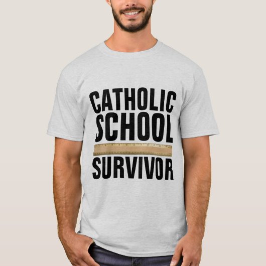 T-shirts DE SURVIVANTS DE L'ÉCOLE CATHOLIQUE Tee - (Devant)
