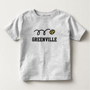 T-shirts de tennis de Greenville pour hommes, femm