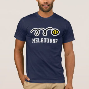 T-shirts de tennis de Melbourne pour des femmes et