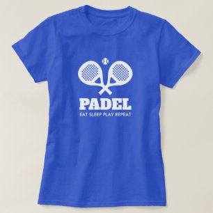T-shirts de tennis personnalisés en padel pour fem