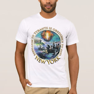 T-shirts de thé de New York