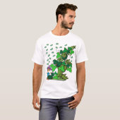 T-shirts de tige de haricot (Devant entier)