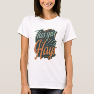 T-shirts de typographie dynamique