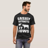 T-shirts de vaches de bétail - Tshirt de vaches de (Devant entier)