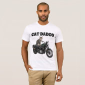 T-SHIRTS DE VÉLO DE CHAT DADDY PAPA (Devant entier)