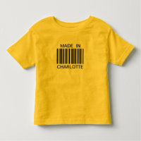 T-shirts de villes de code barres
