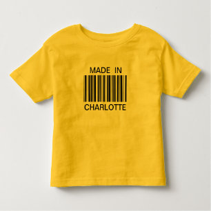 T-shirts de villes de code barres