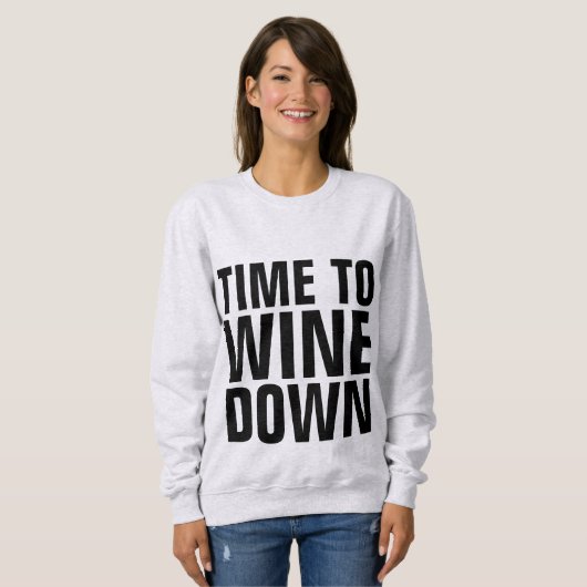 T-shirts de VIN, HEURE DE WINE VERS LE BAS (Devant entier)