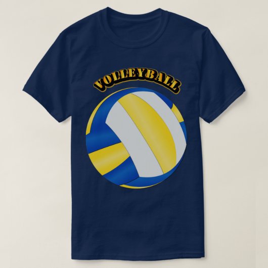 t-shirts de volley-ball (Design devant)