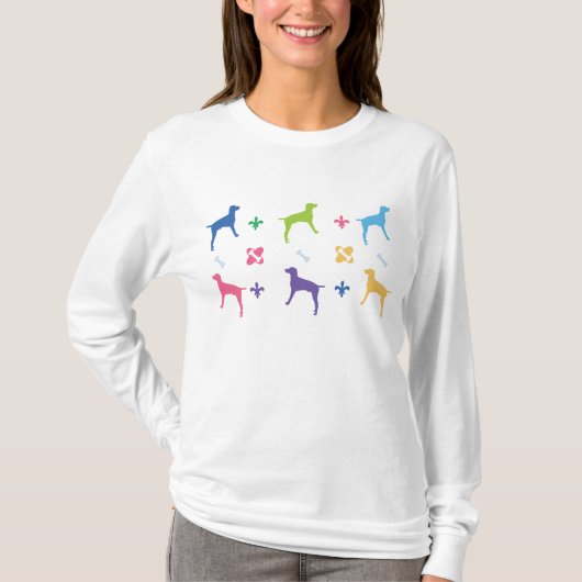 T-shirts de Weimaraner (Devant)
