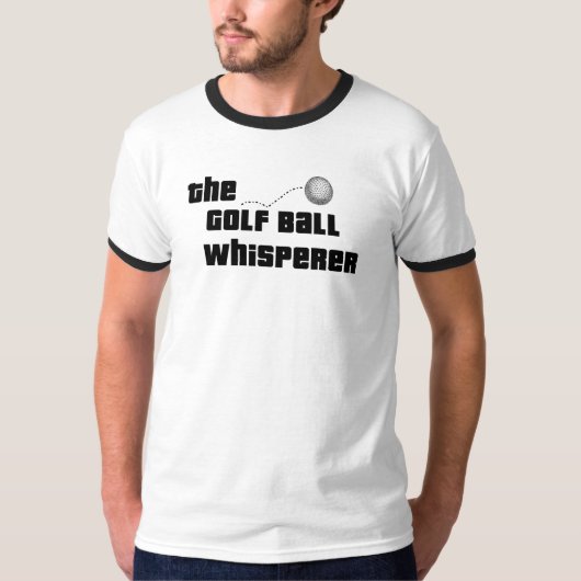 T-shirts de Whisperer de boule de golf (Devant)