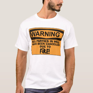 T-shirts d'ENFER, chrétien, toutes les parties