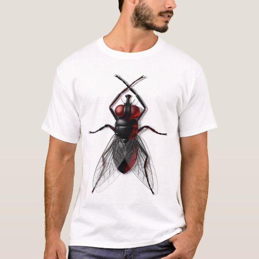 T-shirts déplaisant de mouche (Devant)